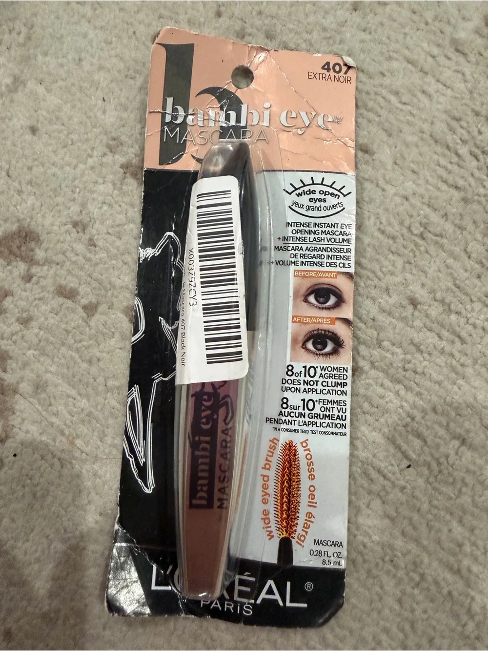 L'Oreal Bambi Eye Mascara — Extra Noir Black